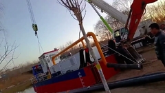 YSCSD250 10-calowy odciągacz wysysacz w instalacji Yongsheng Dredger